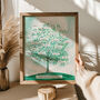 Colourful Green Personalised Family Tree Print, thumbnail 2 of 9