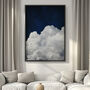 In Contrast Cloud Art Blue, thumbnail 1 of 4
