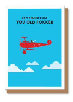 Happy Father's Day Old Fokker Card, 3 of 5