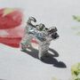 Labradoodle Charm Sterling Silver, thumbnail 1 of 10