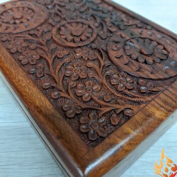Floral Steampunk Wooden Box, 3 of 6