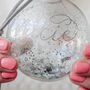 Hand Engraved Glass Christmas Bauble, thumbnail 6 of 10