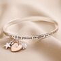 Personalised 'Daughter' Meaningful Word Bangle, thumbnail 3 of 6