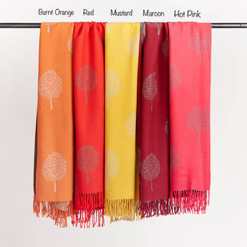 Gift Boxed Cashmere Tree Of Life Scarf, 6 of 10