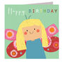 Butterfly Girl Birthday Card, thumbnail 2 of 5