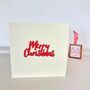 Merry Christmas Handmade Card, thumbnail 3 of 3