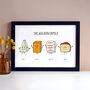 Personalised Family Cheese Print, thumbnail 1 of 4