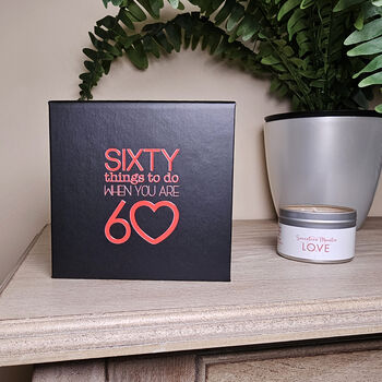 Personalised Sixty Things To Do When You Are 60 Gift, 5 of 12