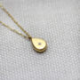 Oval Gold Plated Necklace, thumbnail 1 of 6