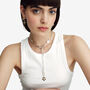 Spring Flower J Hoop Earrings, thumbnail 4 of 5