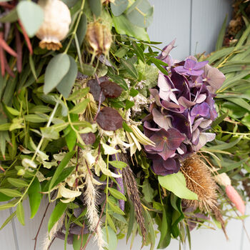 Natural Autumn Fresh Wreath Making Kit, 2 of 5