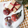 Hand Painted Festive Bauble Decoration, thumbnail 1 of 9