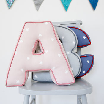 Personalised Star Letter Cushion, 2 of 9
