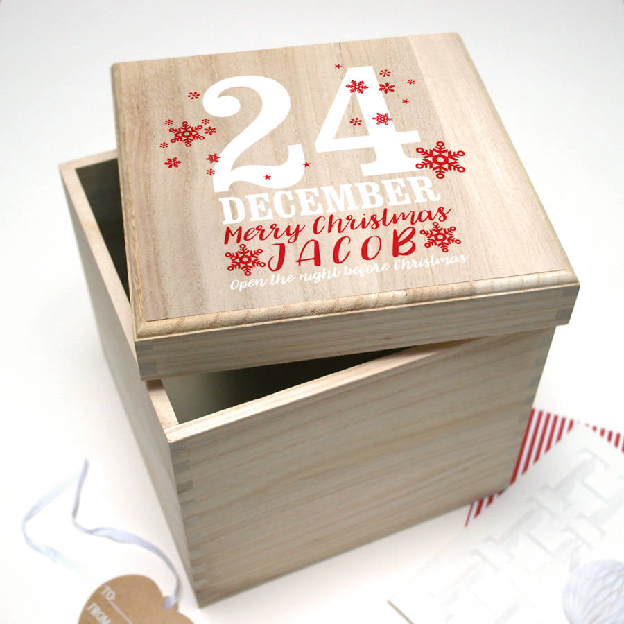 Personalised Christmas Eve Box By Letterfest | notonthehighstreet.com
