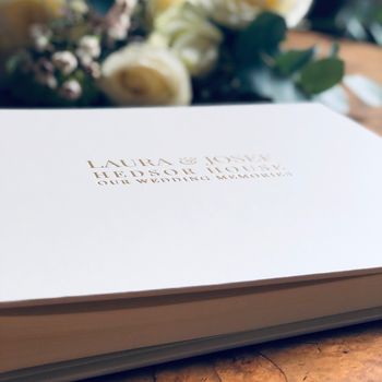 Opulent And Bespoke Handbound Wedding Book, 8 of 12