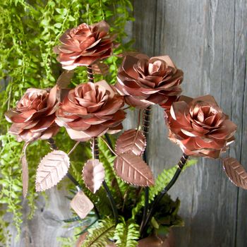 Copper Rose Bouquet Sets Ltzaf050, 6 of 12