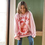 Support The Claus Women's Christmas Jumper, thumbnail 5 of 8