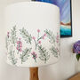 Summer Bloom Embroidered Lampshade, thumbnail 2 of 3