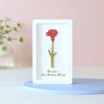 April Birth Flower Miniature Daisy Wall Art Gift, 3 of 12
