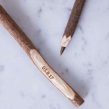 Engraved Twig Ballpoint Pen, 2 of 5