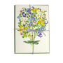 'Thinking Of You' Language Of Flowers Posy Card, thumbnail 4 of 6