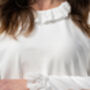 Alexia Ivory Broderie Anglaise Sweatshirt, thumbnail 3 of 3