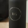 Personalised Black Water Bottle, thumbnail 2 of 3