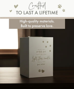 Sentimental Verse Pet Memorial Tea Light Holder, 11 of 12