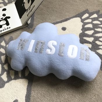Personalised Cloud Nursery Cushion, 3 of 12