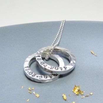 Personalised Mini Circles Necklace, 2 of 4