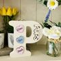 Personalised Pop's Birthday P Letter Ivory Gift, thumbnail 5 of 6