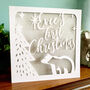 Polar Bear Personalised First Christmas Card, thumbnail 2 of 4