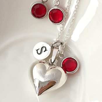 Silver Birthstone Necklace, 5 of 12