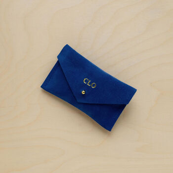Personalised Suede Card Holder, 3 of 4
