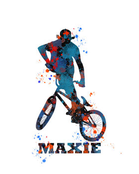 Personalised Bmx Print, 2 of 5