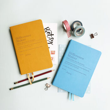 'Difference Maker' Dictionary Definition Personalised Notebook, 8 of 9