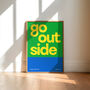 Go Outside Hike Unframed Art Print, thumbnail 1 of 2