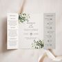 Greenery Gatefold Wedding Invitations, thumbnail 1 of 5