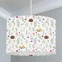 Woodland Animal And Flower Lampshade, thumbnail 1 of 2