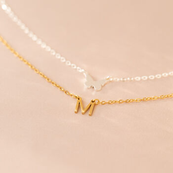 Mini Initial Charm Necklace, 6 of 9
