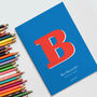 Personalised Red Letter Notebook, thumbnail 1 of 6