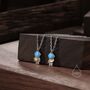 Astronaut Opal Pendant Necklace In Sterling Silver, thumbnail 1 of 12