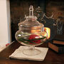 Charmes Elegant Footed Glass Jar, thumbnail 3 of 4