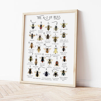 The A To Z Of Bees Print, 3 of 6