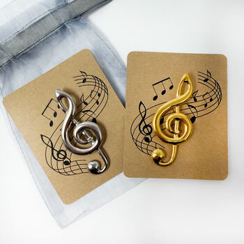 Musical Note Brooch, 2 of 7