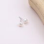 Gift Bag Friend Precious Pearl Sterling Silver Earrings, thumbnail 2 of 4