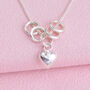 Personalised Sterling Silver Sweetie Heart Necklace, thumbnail 2 of 8