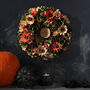 Personalised Pumpkin Spice Halloween Wreath, thumbnail 1 of 6