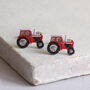 Red Tractor Cufflinks, thumbnail 2 of 5