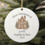 Personalised First Christmas New Home Bauble, thumbnail 1 of 2